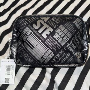 Stylish‎ Black Printed Men's Bag